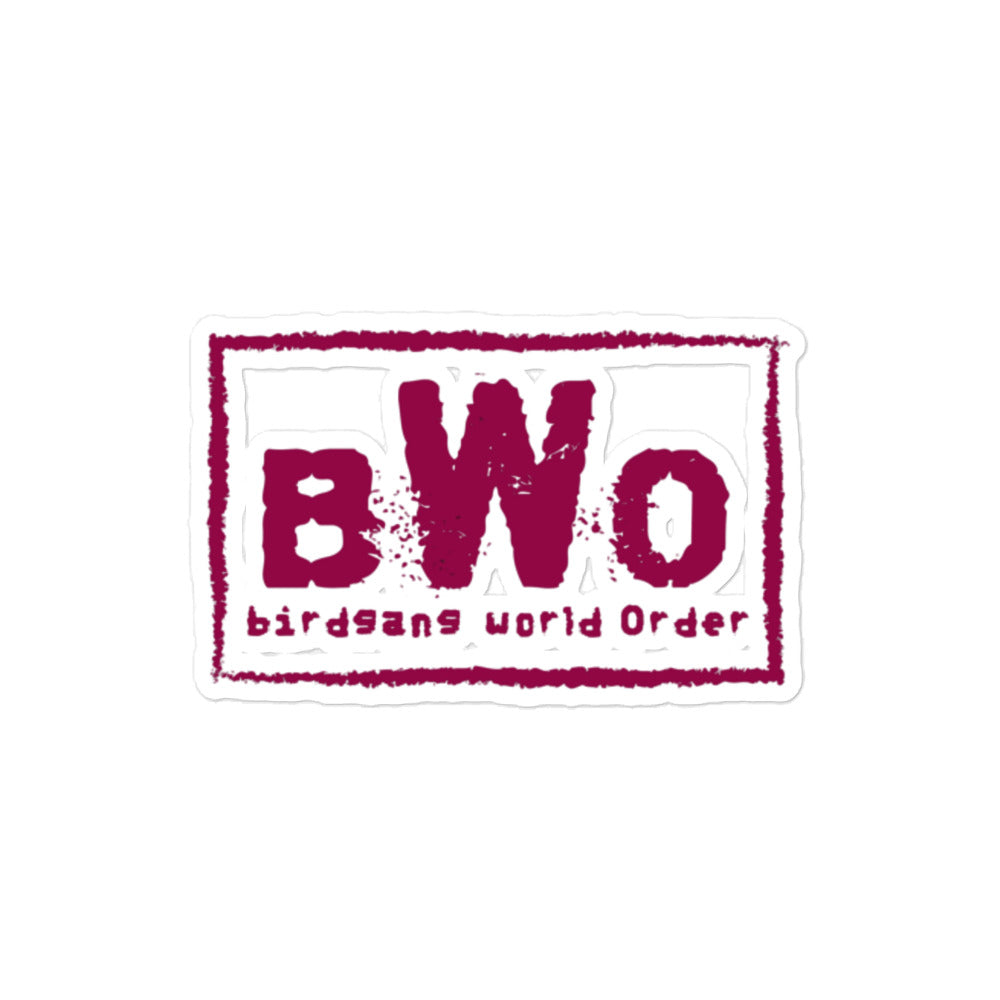 BWO Cardinal Red Sticker
