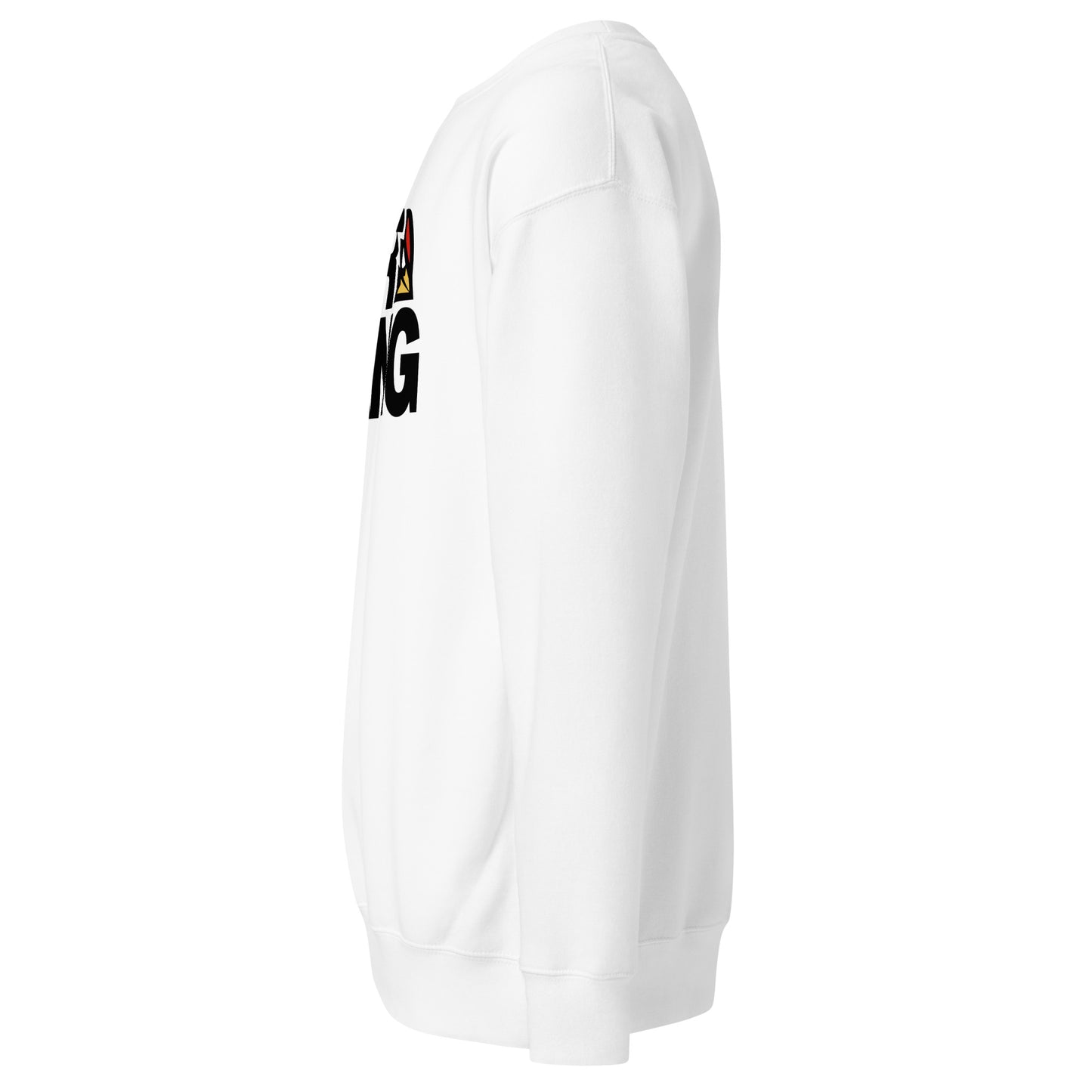 Birdgang Unisex Premium White Sweatshirt