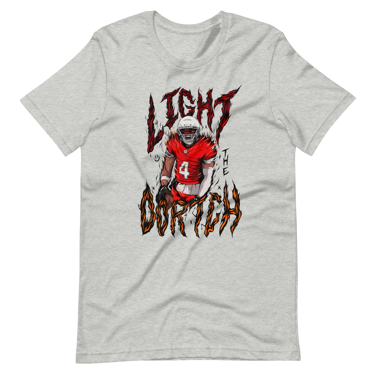 Light the Dortch Unisex Athlectic Heather t-shirt