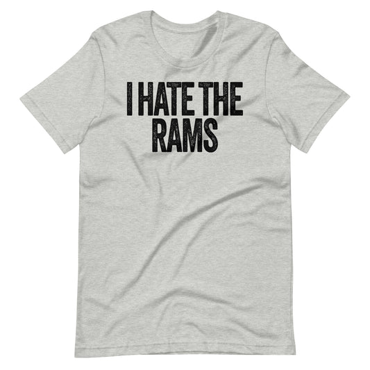 I Hate the Rams Unisex Athletic Heather t-shirt