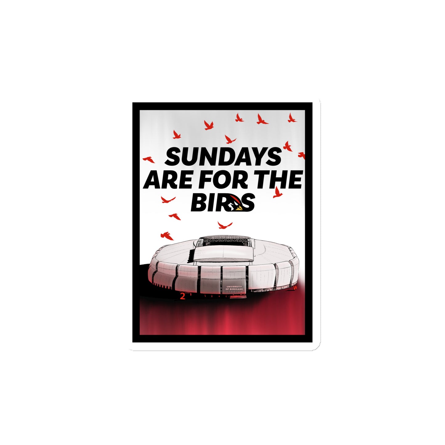 Sundays are for the Birds Magnet