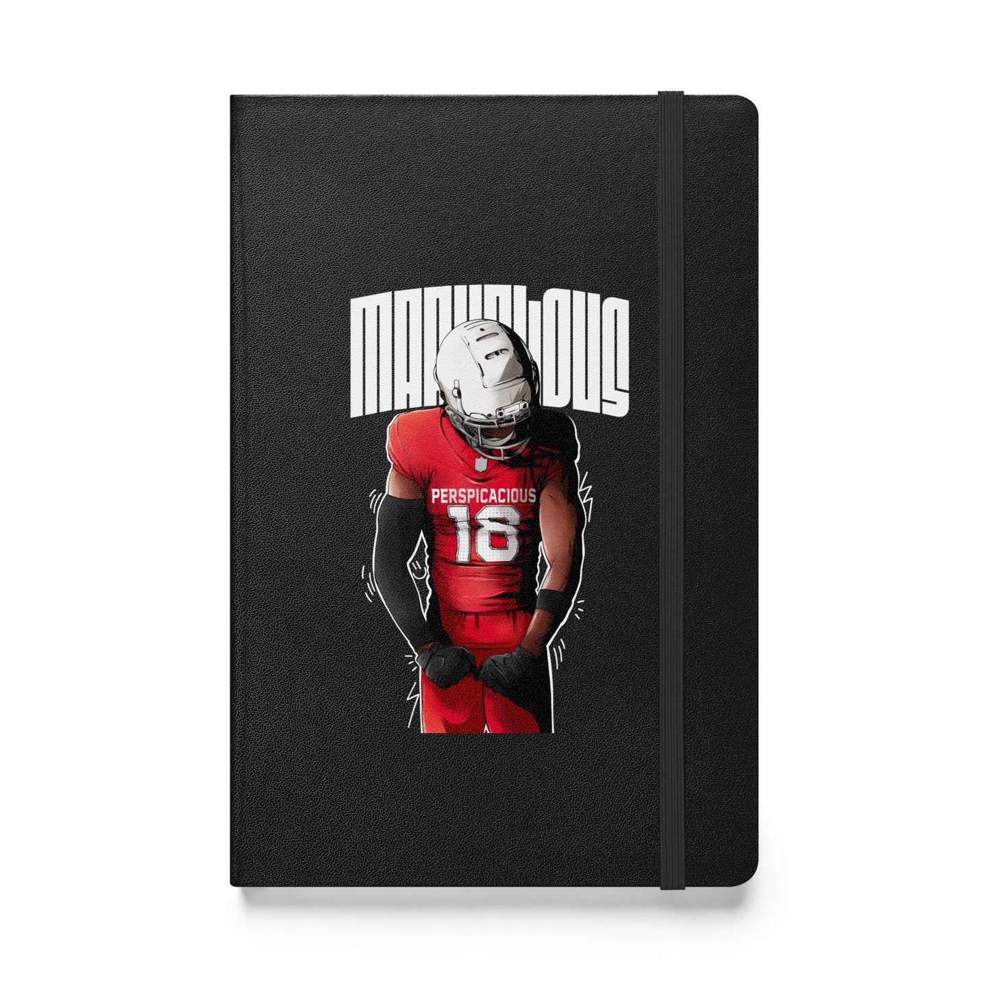 Perspicacious Hardcover Black or Red Bound Notebook