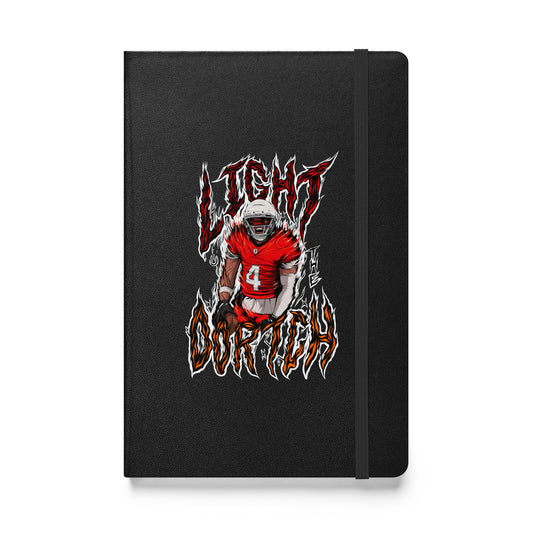 Light the Dortch Hardcover Black or Red Bound Notebook