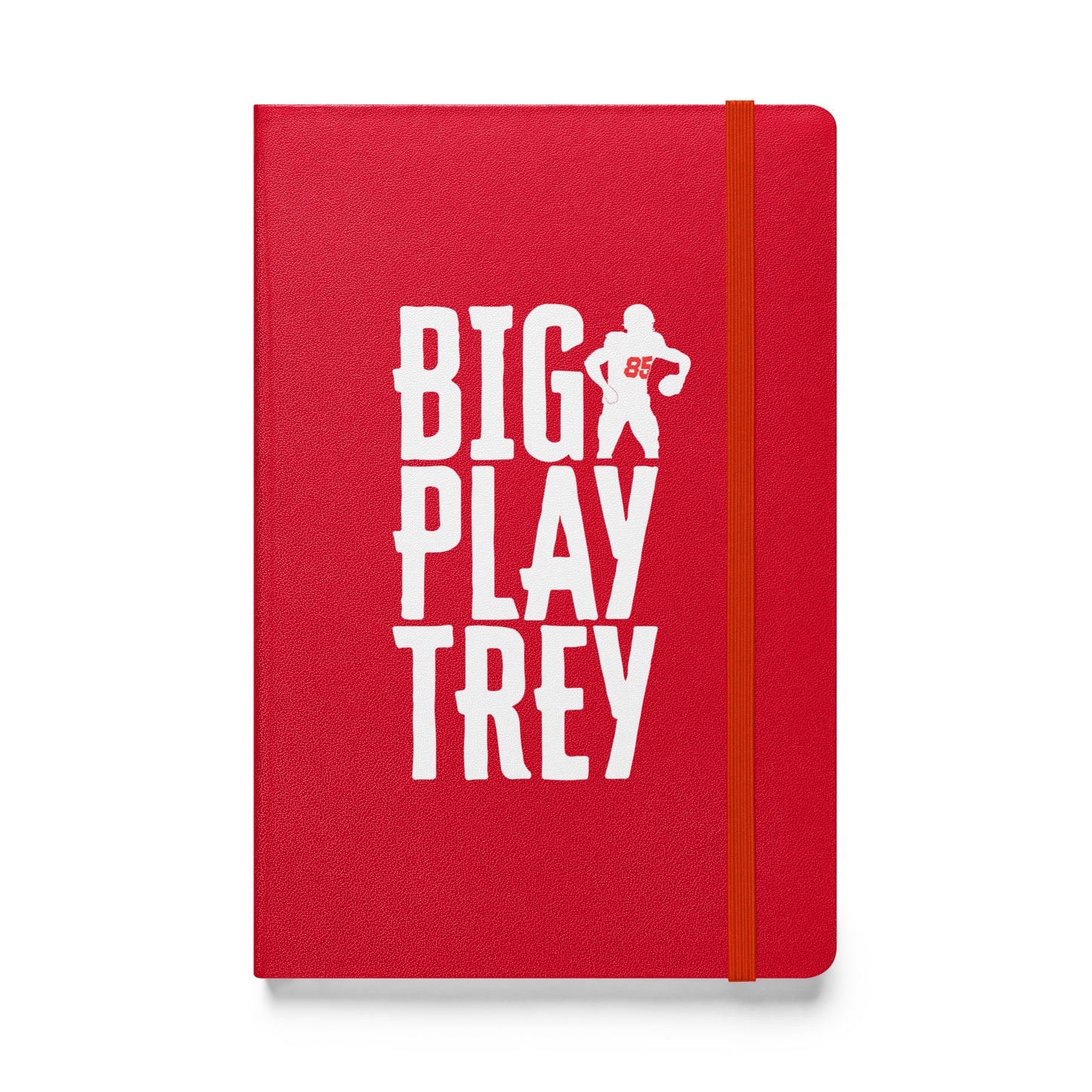 Big Play Trey Hardcover Black or Red Bound Notebook