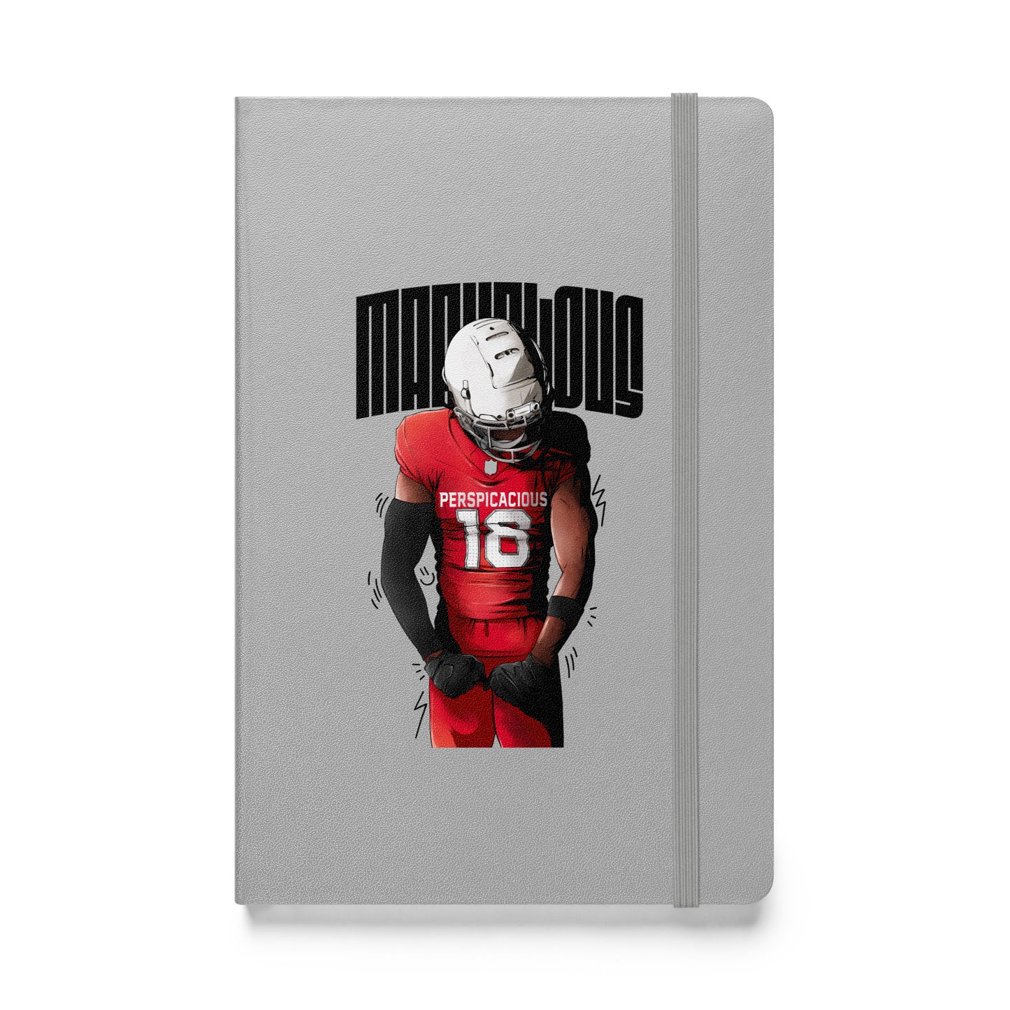 Perspicacious Hardcover White or Grey Bound Notebook