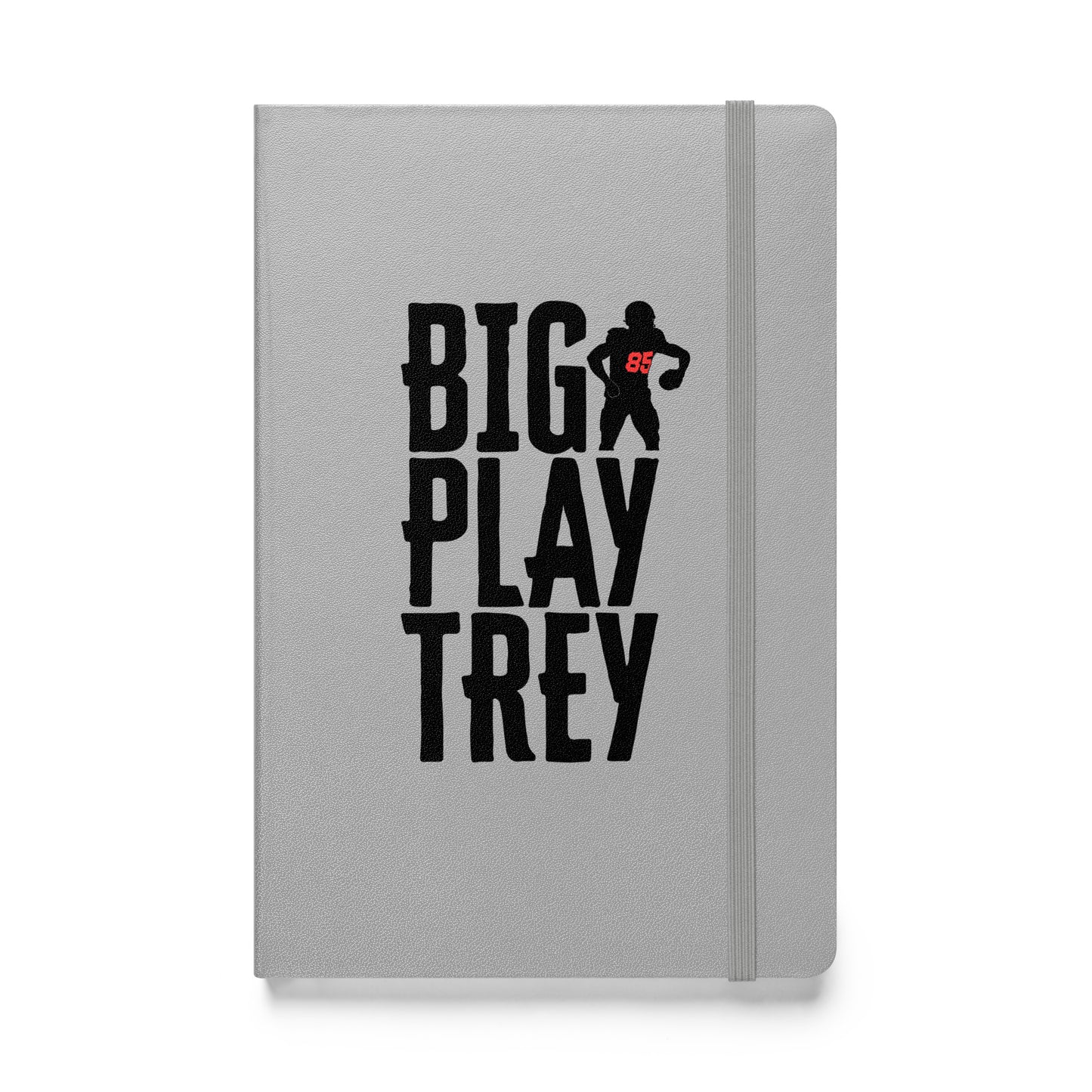 Big Play Trey Hardcover White or Grey Bound Notebook