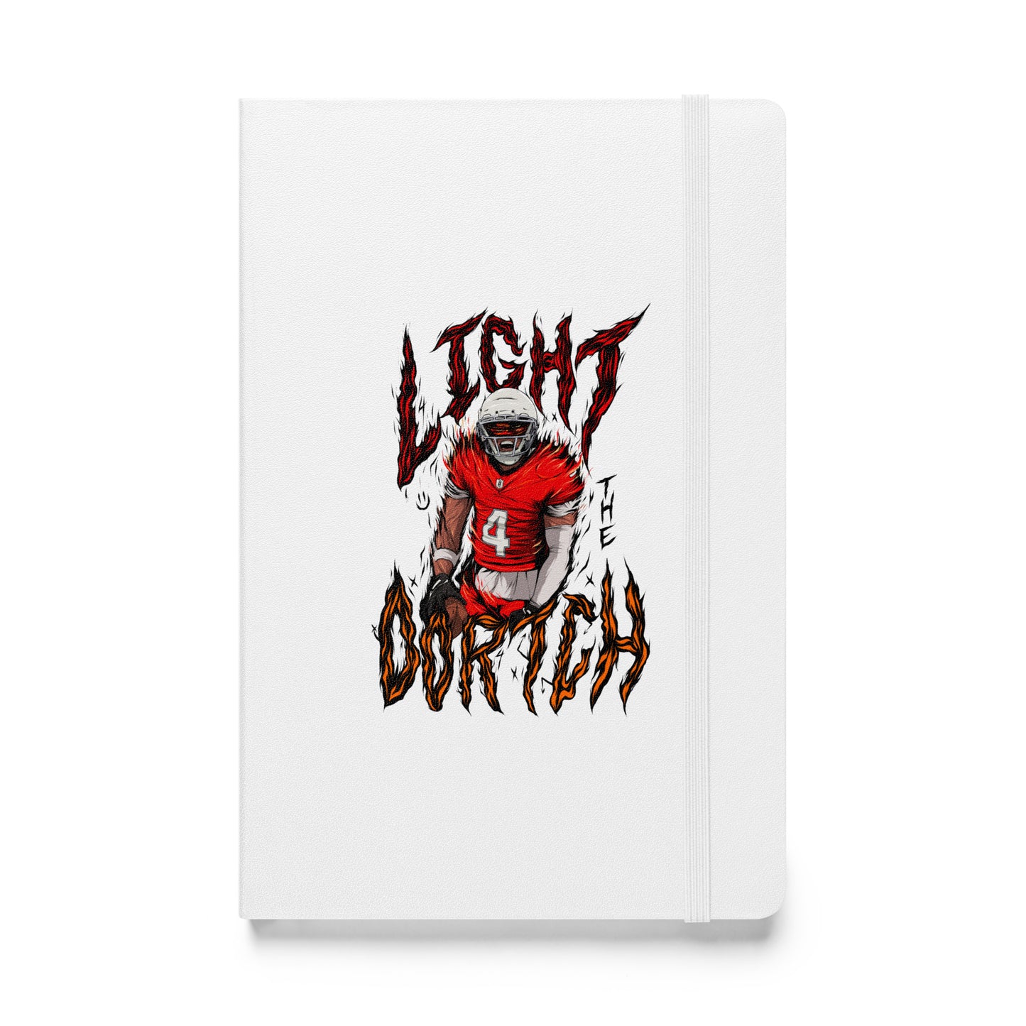 Light the Dortch Hardcover White or Grey Bound Notebook