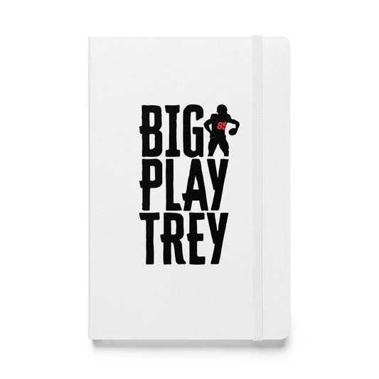 Big Play Trey Hardcover White or Grey Bound Notebook