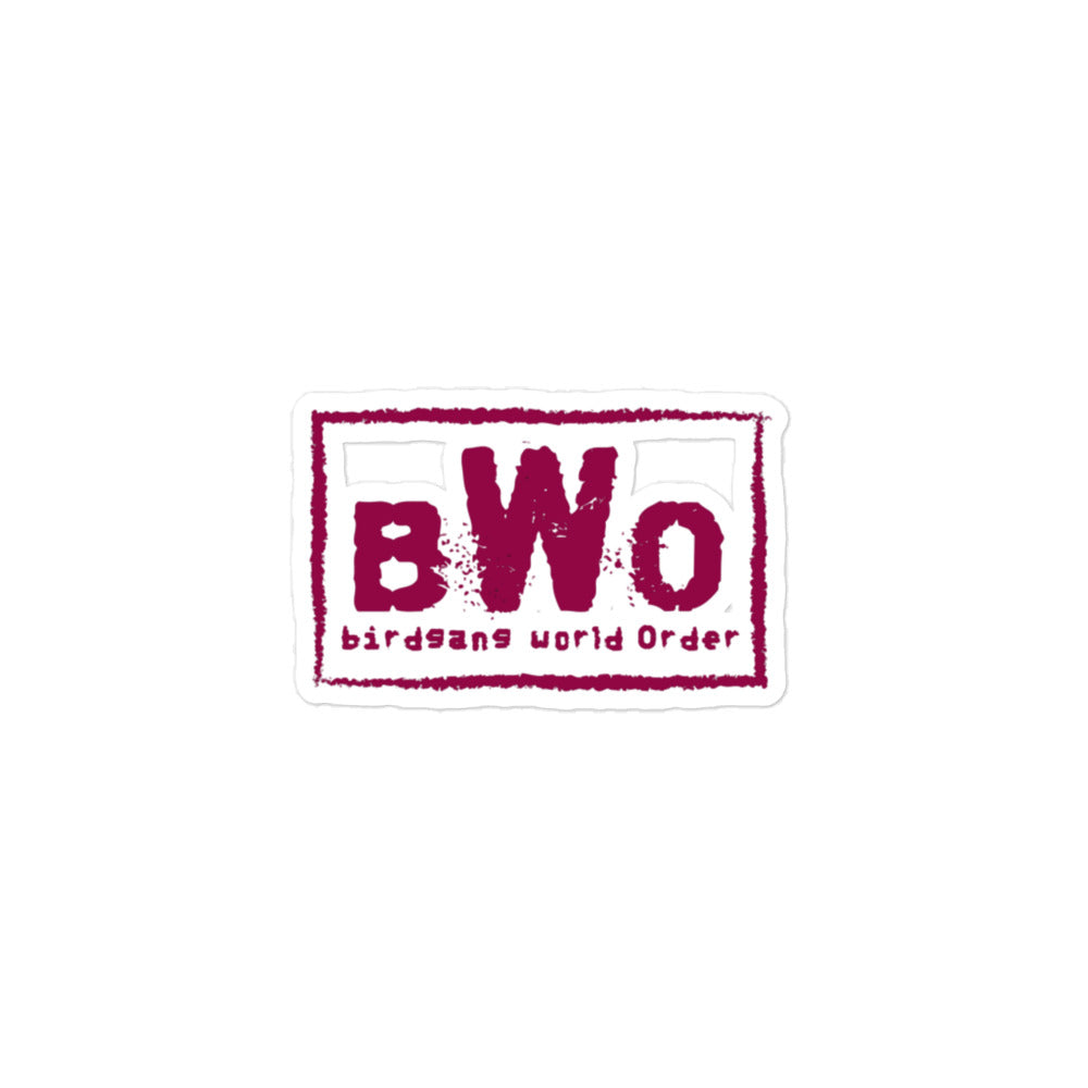 BWO Cardinal Red Sticker