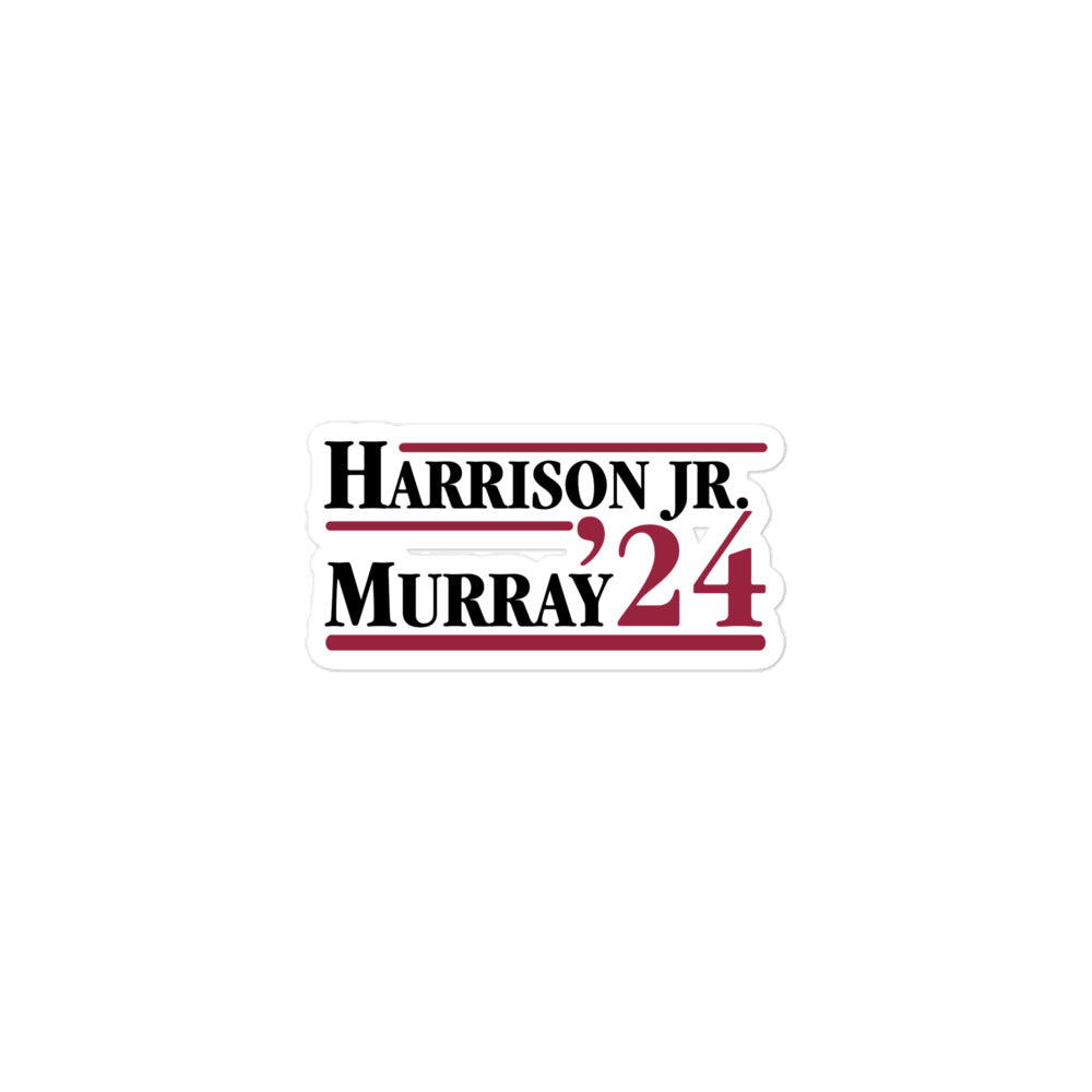 Harrison / Murray Red & Black Sticker