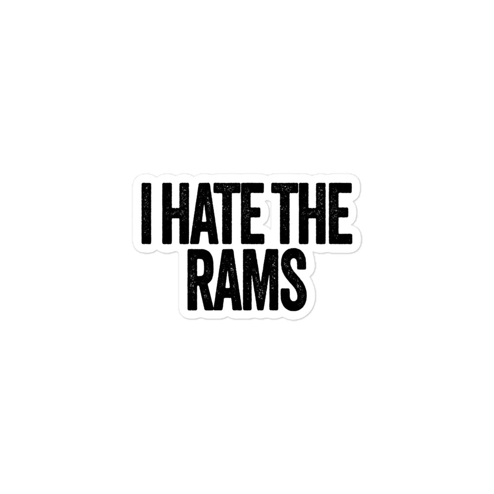 I Hate the Rams Sticker