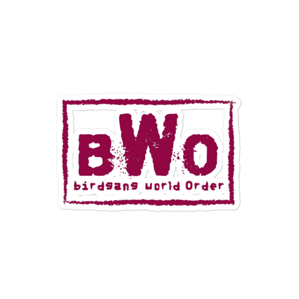 BWO Cardinal Red Sticker