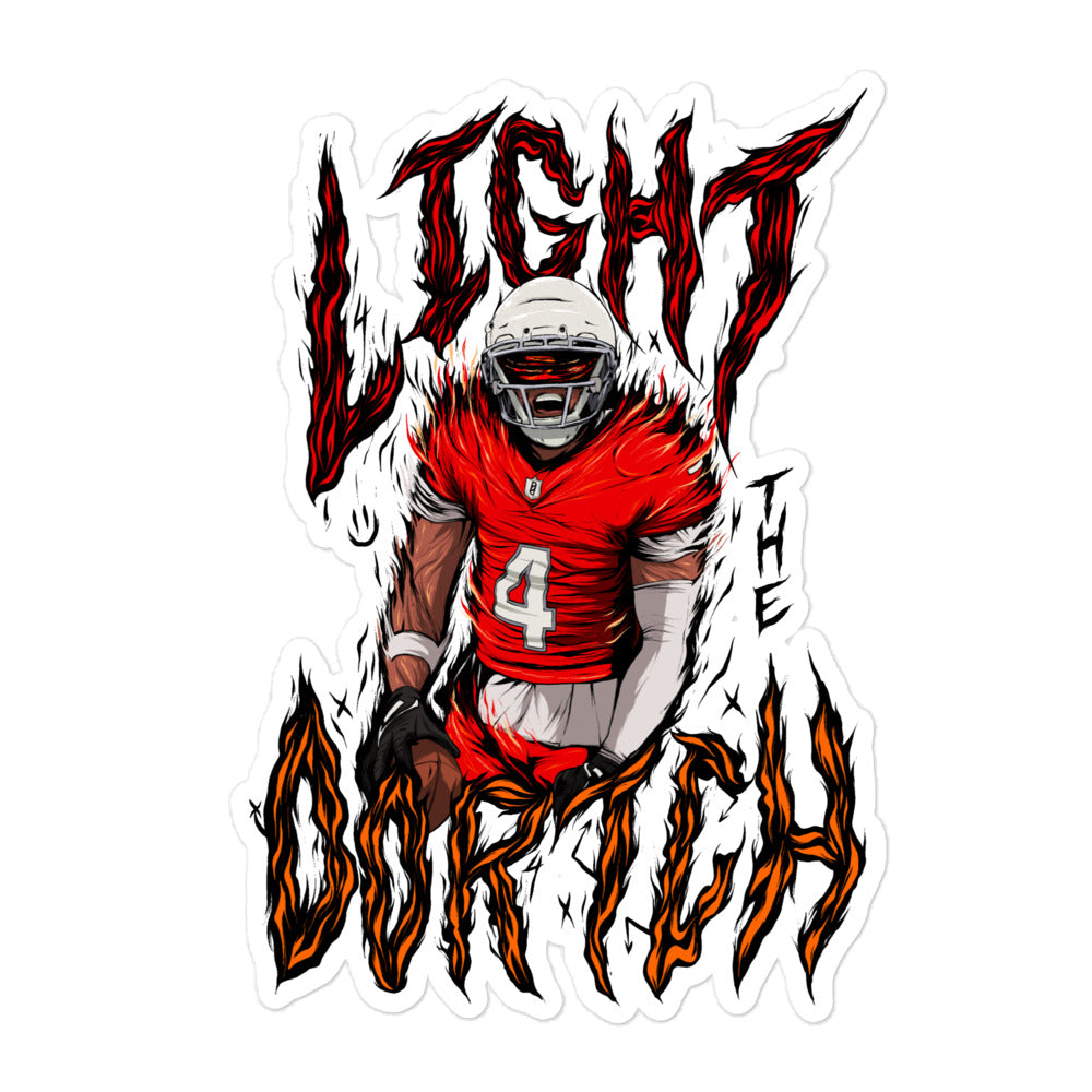 Light the Dortch Sticker