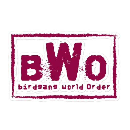 BWO Cardinal Red Sticker