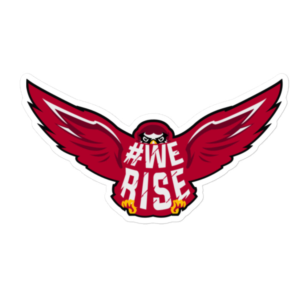 We Rise Sticker