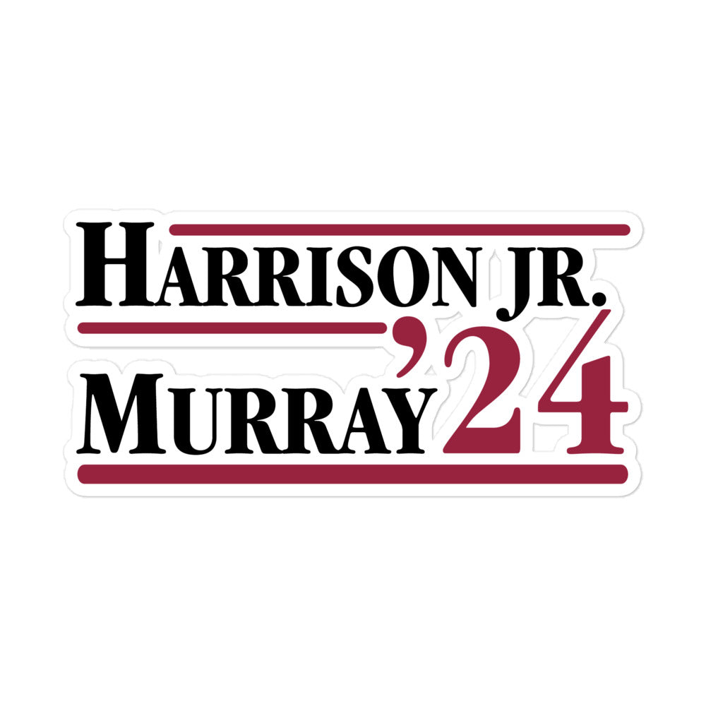 Harrison / Murray Red & Black Sticker