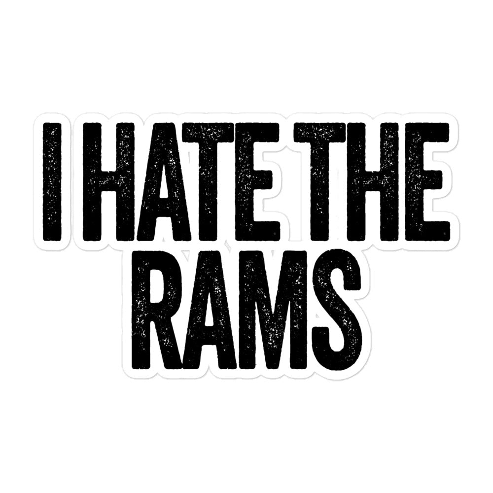 I Hate the Rams Sticker