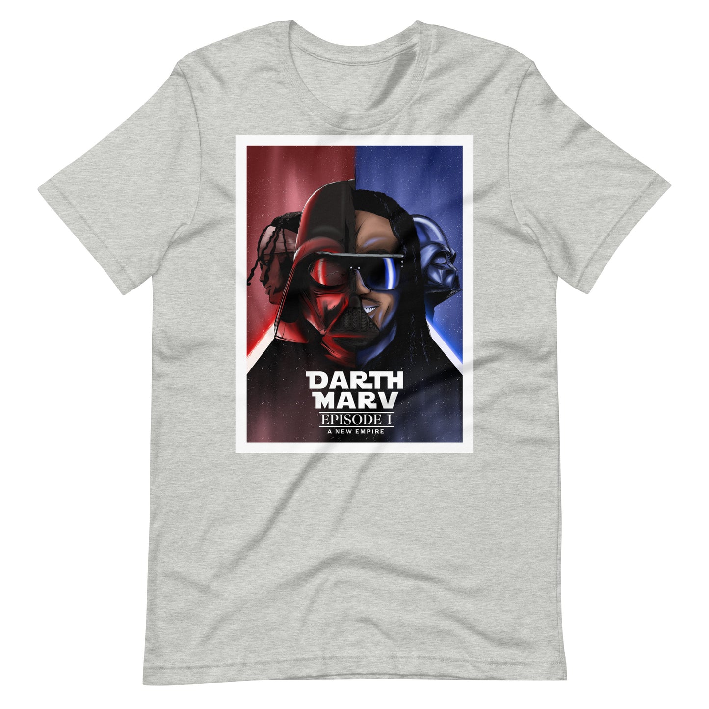 Darth Marv Unisex Athletic Heather t-shirt