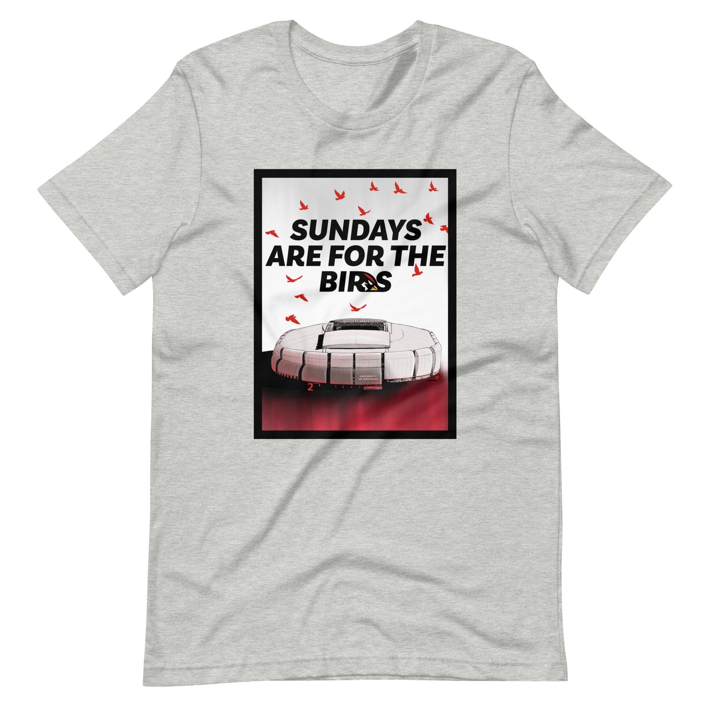 Sundays for the Birds Unisex Athletic Heather t-shirt