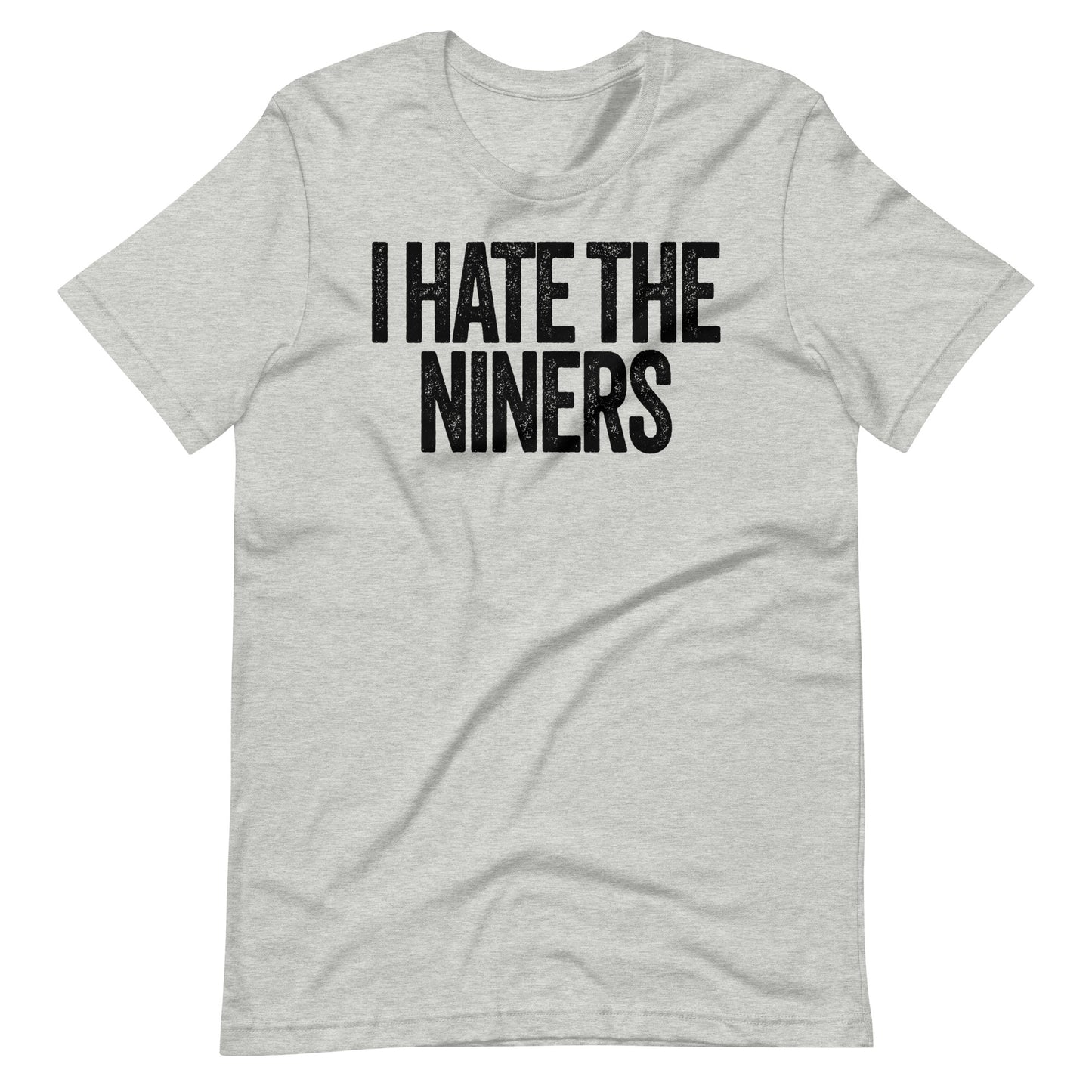 I Hate the Niners Unisex Athletic Heather t-shirt