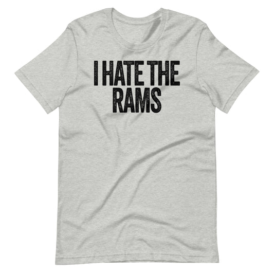 I Hate the Rams Unisex Athletic Heather t-shirt