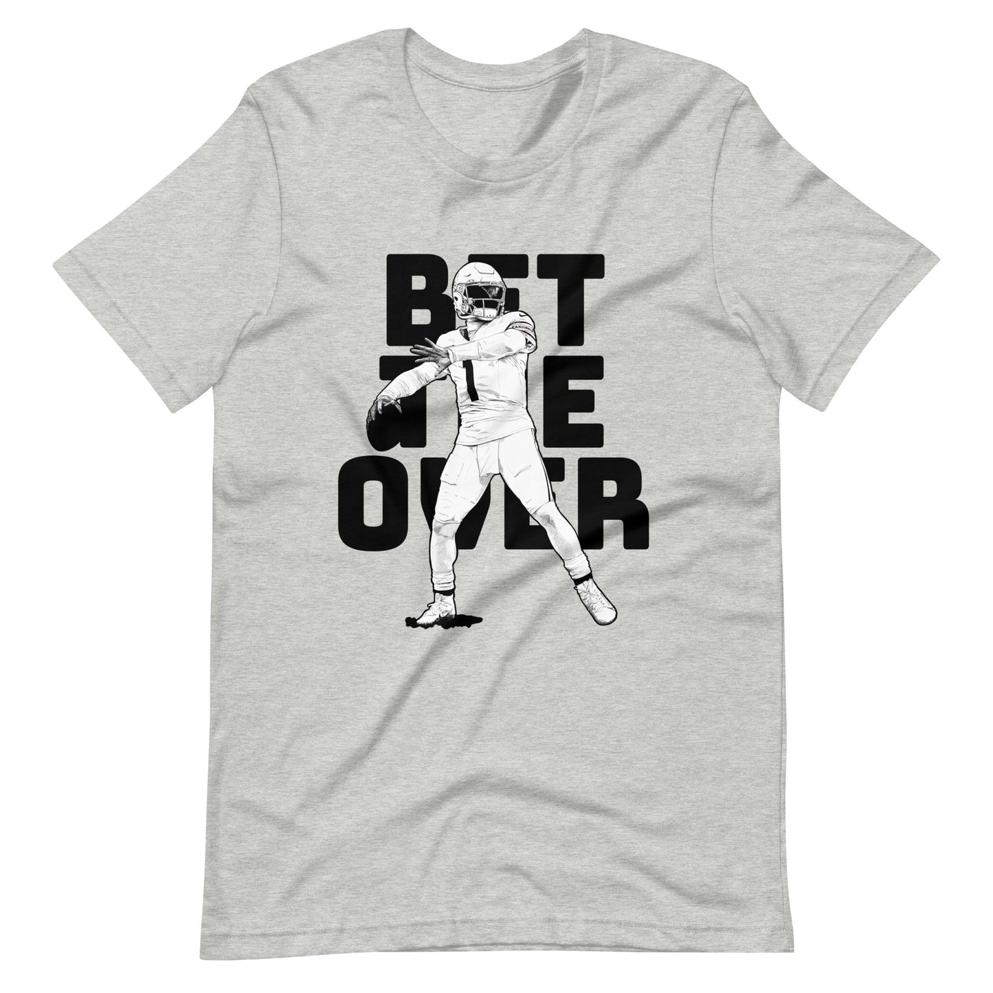 Bet the Over Unisex Athletic Heather t-shirt