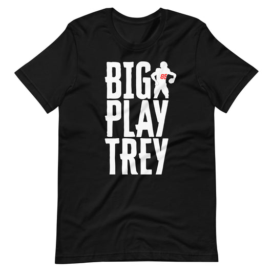 Big Play Trey Unisex Black t-shirt