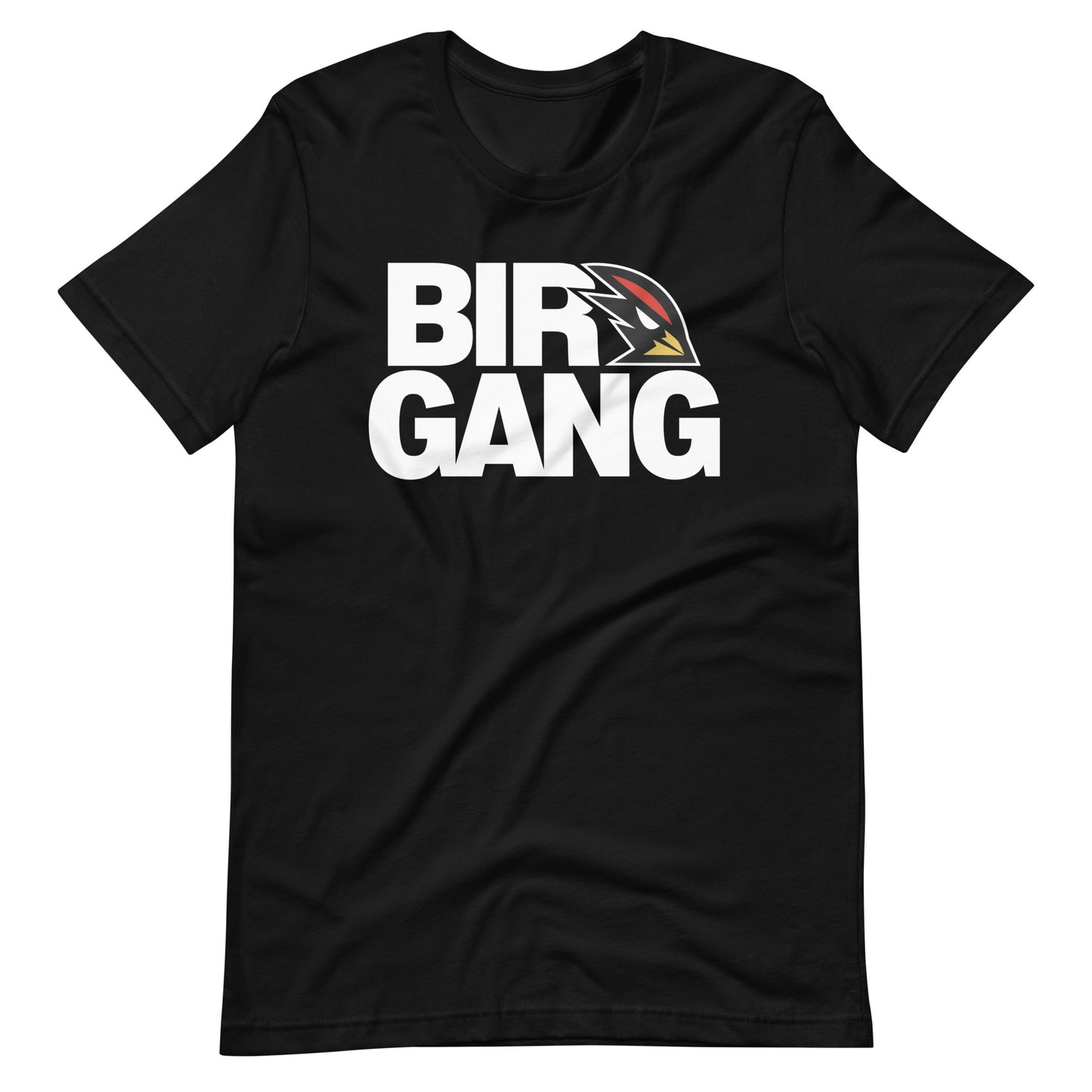 Birdgang Unisex Black t-shirt