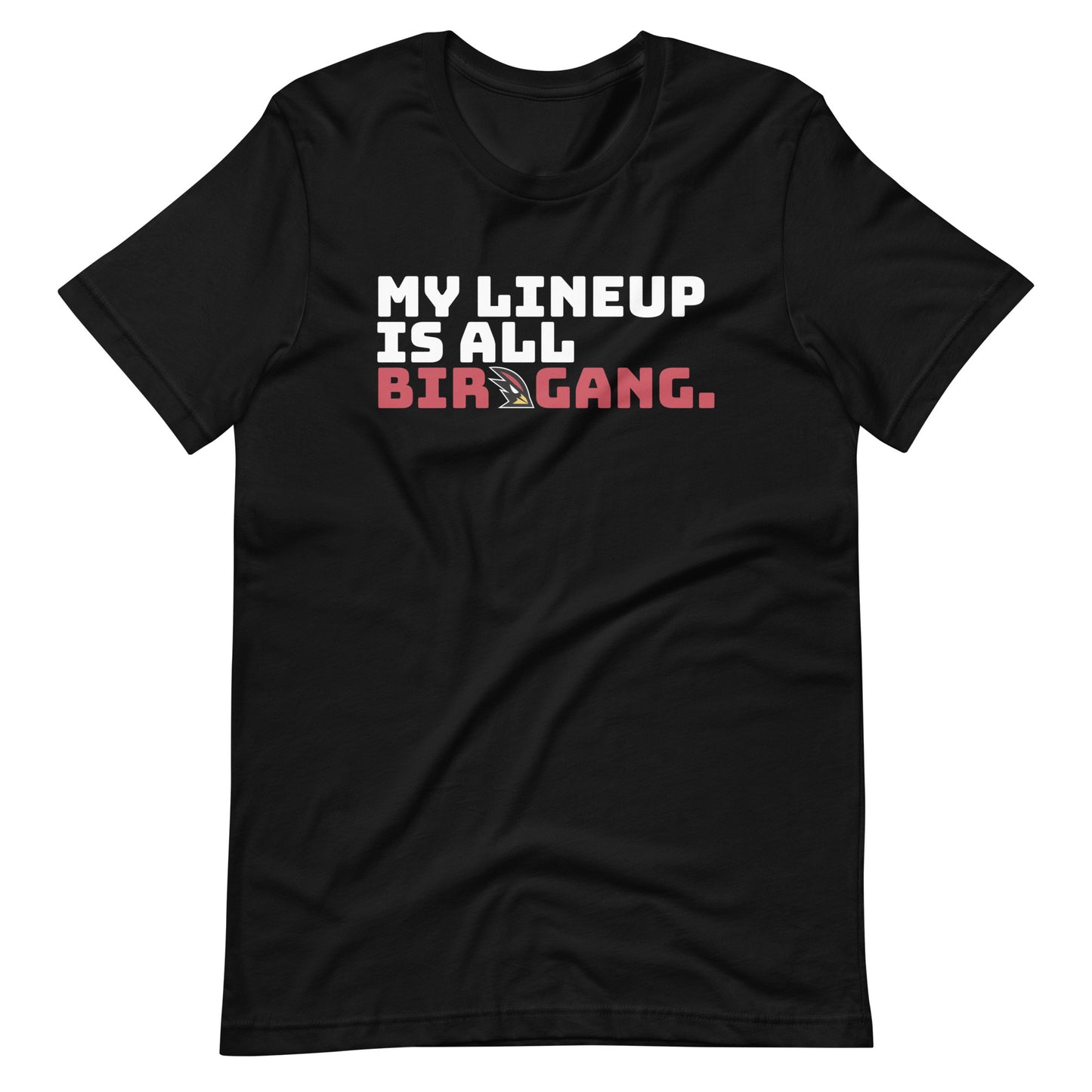 My Lineup Birdgang Unisex Black t-shirt