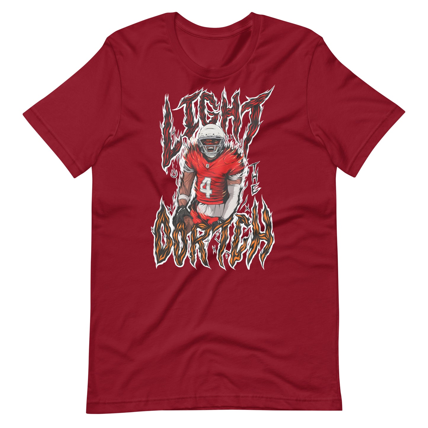 Light the Dortch Unisex Cardinal t-shirt