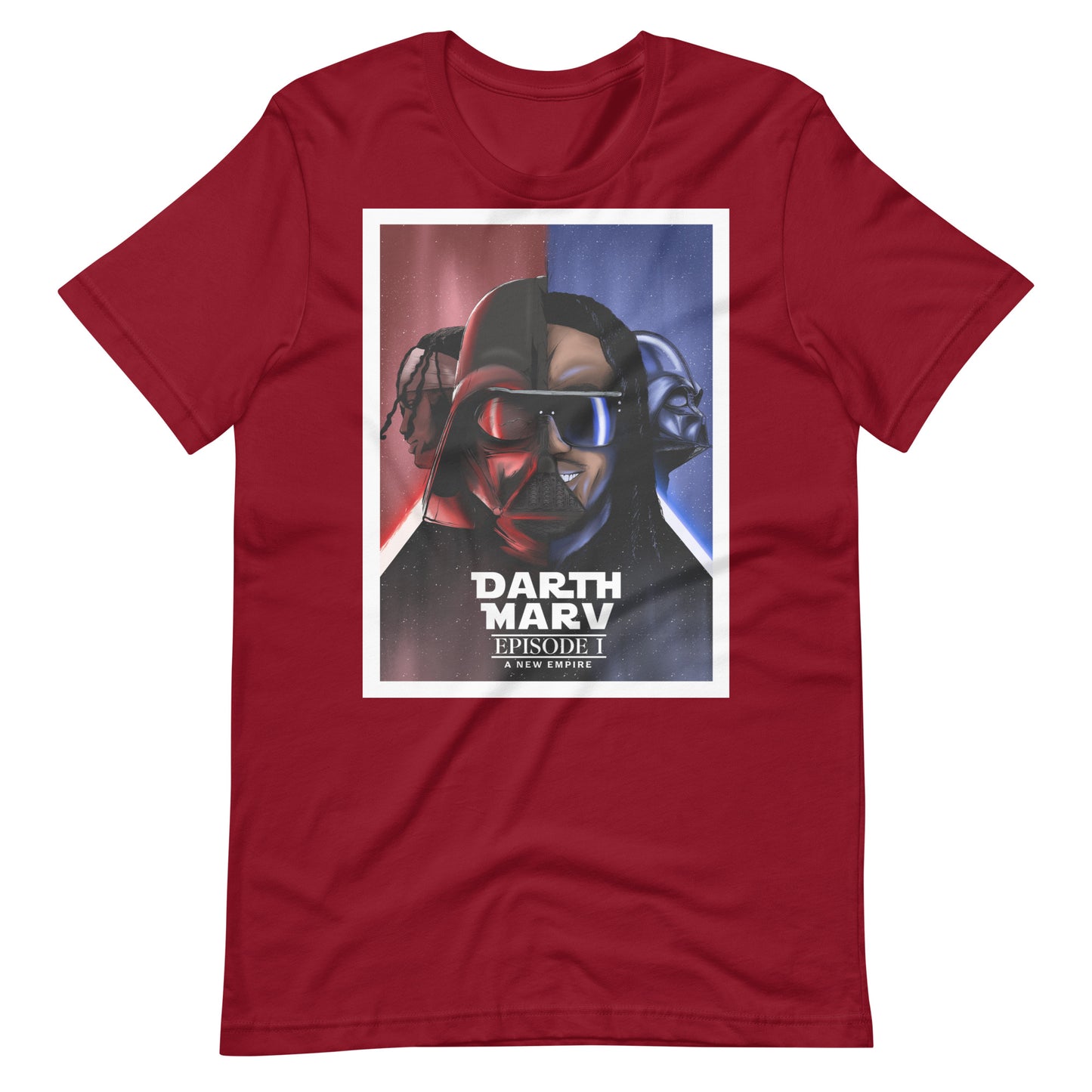 Darth Marv Unisex Cardinal t-shirt