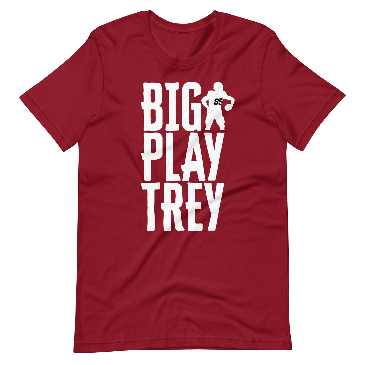 Big Play Trey Unisex Cardinal t-shirt