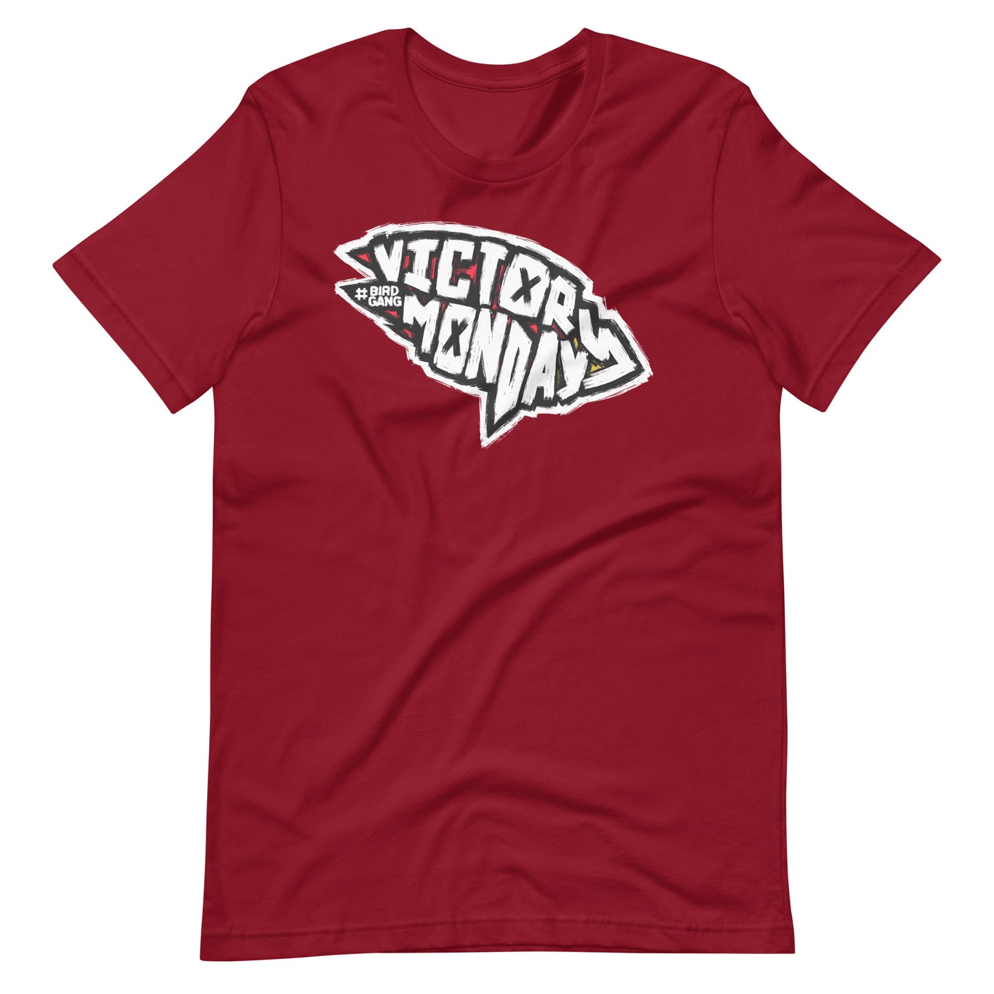 Victory Monday Unisex Cardinal t-shirt