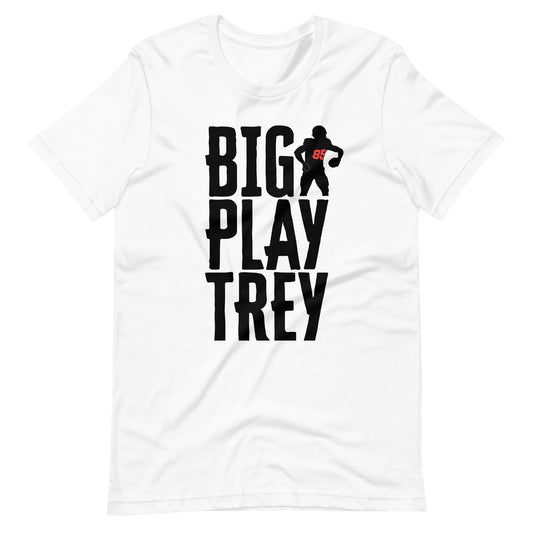 Big Play Trey Unisex White t-shirt