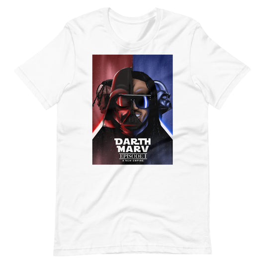 Darth Marv Unisex White t-shirt